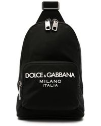 Dolce & Gabbana - Backpack With Logo Application - Lyst
