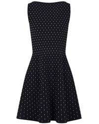Emporio Armani - Dotted Short Dress - Lyst