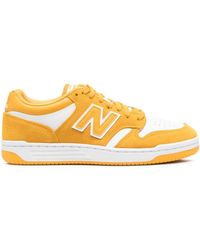 New Balance - 480 Suede Low-top Sneakers - Lyst