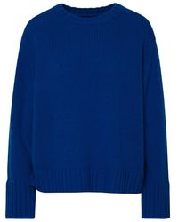 360cashmere - 'karine' Sweater In Blue Cashmere Blend - Lyst