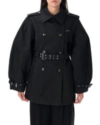 Ganni - Twill Midi Trench - Lyst