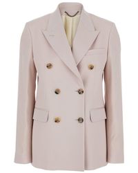 Golden Goose - Double-Breasted Jacket With Peak Revers - Lyst