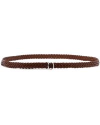 Orciani - Woven Leather Belt - Lyst