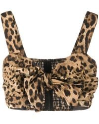 Dolce & Gabbana - Printed Top - Lyst