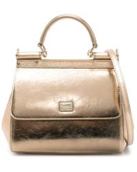 Dolce & Gabbana - Sicily Medium Leather Handbag - Lyst