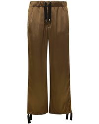 Versace - Jogger Pants With Drawstring And Barocco Bands - Lyst