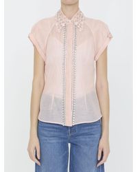 Zimmermann - Matchmaker Diamante Blouse - Lyst