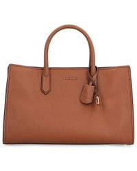 MICHAEL Michael Kors - Scarlett Media Leather Handbag - Lyst