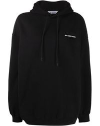 balenciaga hoodie womens black