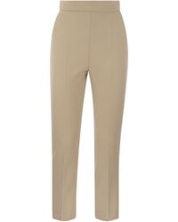 Max Mara - Nepeta - Ankle-length Trousers In Wool Crepe - Lyst