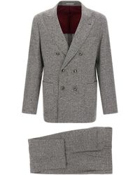 Brunello Cucinelli - Grisaille Dress - Lyst