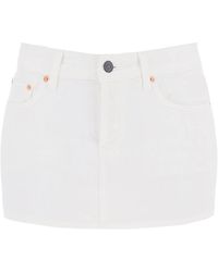 Wardrobe NYC - Denim Mini Skirt - Lyst