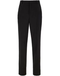 Saint Laurent - Wool Pants - Lyst