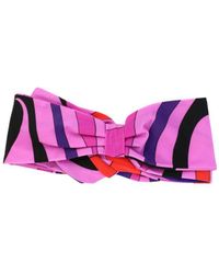 Emilio Pucci - Marmo-Print Headband - Lyst