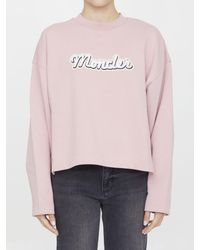 Moncler - Cotton Sweatshirt With Logo - Lyst