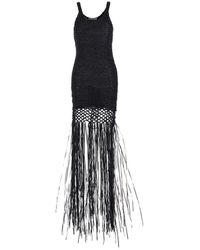 Philosophy Di Lorenzo Serafini - Long Dress With U-Neck - Lyst