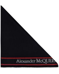 Alexander McQueen - Wool And Silk Blend Scarf - Lyst