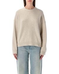 Loulou de Saison - Tristan Crew Neck Wool And Yak Sweater - Lyst