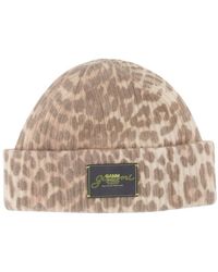 Ganni - Graphic Leopard Beanie - Lyst