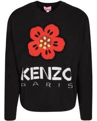KENZO - Boke Flower Wool Jumper - Lyst