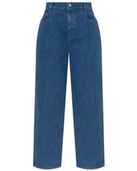 Marni - Jeans With Logo Appliqué - Lyst