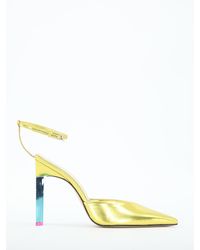 Gold Pumps for Women - Up to 65% off | Lyst