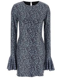ROTATE BIRGER CHRISTENSEN - Mini Backless Dress With All-Over Sequins - Lyst