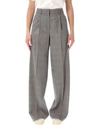 Golden Goose - Prince-Of-Wales Oversize Trousers - Lyst