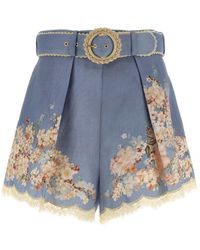 Zimmermann - 'Cascadian Tuck' Shorts - Lyst