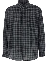 Tonywack - Shirt With Check Motif - Lyst