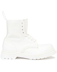MM6 by Maison Martin Margiela - 1460 Lace-Up Ankle Boots - Lyst