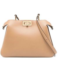 Fendi - Peekaboo Soft Small Bags - Lyst