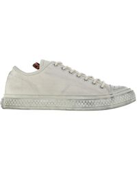 acne studios distressed canvas sneakers