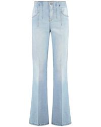 Victoria Beckham - High-Rise Flared Jeans - Lyst