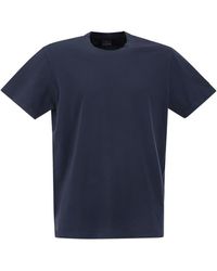 Paul & Shark - Garment Dyed Cotton Jersey T-shirt - Lyst