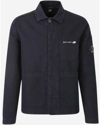 C.P. Company - Linen Cotton Jacket - Lyst