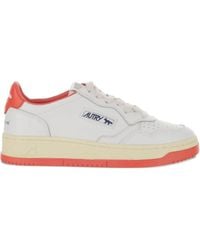 Autry - X Maison Kitsuné Low-Top Leather Sneakers - Lyst