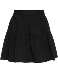 STAUD - Mini Sea Cotton Mini-Skirt - Lyst