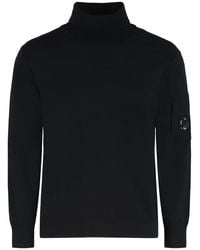 C.P. Company - Virgin Wool Turtleneck Sweater - Lyst