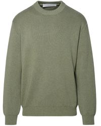 Golden Goose - Green Cotton Blend Sweater - Lyst