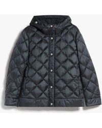 Max Mara The Cube - Risoft Reversible Down Jacket In Water-repellent Canvas - Lyst