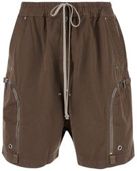 Rick Owens - 'Bauhaus' Bermuda Shorts With Zip Pockets - Lyst