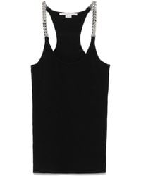 Stella McCartney - Tank Top With Chain Detail - Lyst