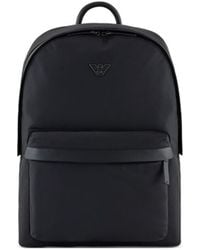 Emporio Armani - Logo Nylon Backpack - Lyst
