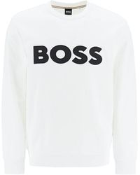 BOSS by HUGO BOSS Wetwill Sweatshirt in Gray for Men | Lyst