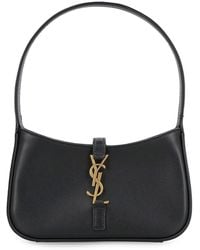 Saint Laurent - Le 5 À 7 Mini Leather Hobo Bag - Lyst