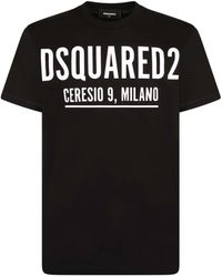 DSquared² - T-shirts And Polos Black - Lyst