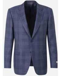 Canali - Blazer Wool Plaid - Lyst