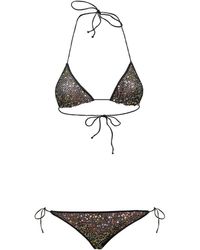 Oséree - And Multicolored Bikini With Sequins All-over In Polyester - Lyst