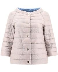 Herno - Quilted Reversible Down Jacket - Lyst